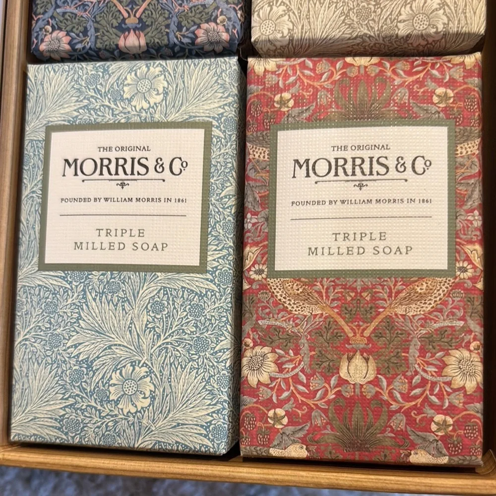 William Morris At Home Guest Soaps Boxed Set of 4, NWT - Picture 13 of 16